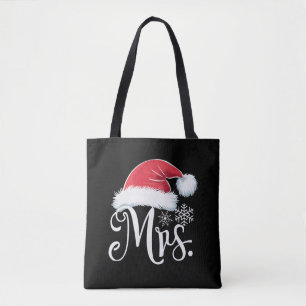 Mrs Claus Paples Matching Christmas Pajamas Santa Tasche
