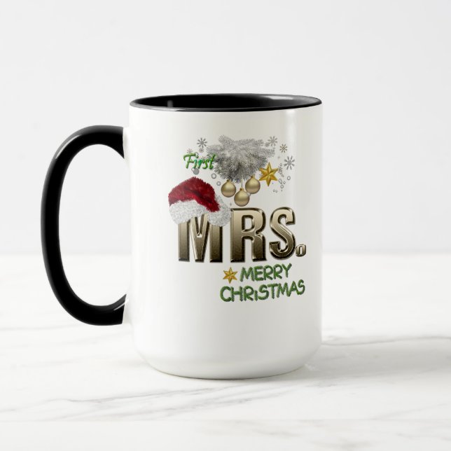 MRS. Erste Weihnachtsfeier Tasse (Links)