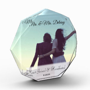 Mrs & Mrs Handfasting New Pagan Geschenke Fotoblock
