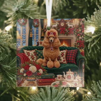 Mrs. Parkers Salon Holiday Ornament Aus Glas