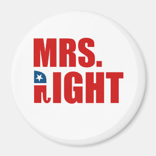 MRS. RECHTS MAGNET