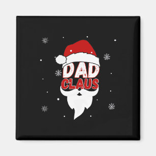 Mrs. und Mr. Claus Paples Matching Christmas Pajam Magnet