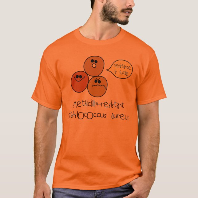 MRSA T-Stück T-Shirt (Vorderseite)