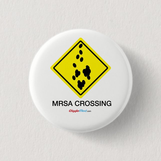 MRSA Überfahrt-Zeichen Button (Vorderseite)