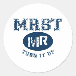 MRST-Round-Aufkleber Runder Aufkleber