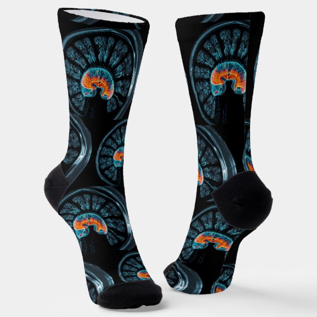 MRT-Gehirnuntersuchung Socken (Gewinkelt)