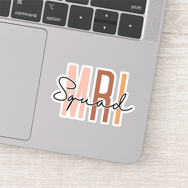 MRT Squad Technologin, Radiologie, MRT Tech Aufkleber (Detail)