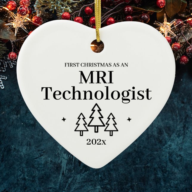 MRT Technologe First Christmas Nursing Keramik Ornament (MRI Technologist First Christmas Nursing Ceramic Ornament
)