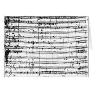Ms.1548 Ouverture der Oper 'Don Giovanni