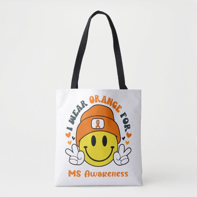 MS Awareness Ribbon Support Geschenke Tasche (Vorderseite)