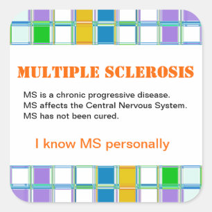 MS Awareness Stickers for Multiple Sklerose