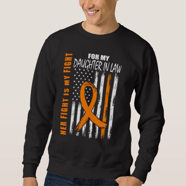 MS Her Fight Daughter In Law Multiple Sclerosis Fl Sweatshirt (Vorderseite)