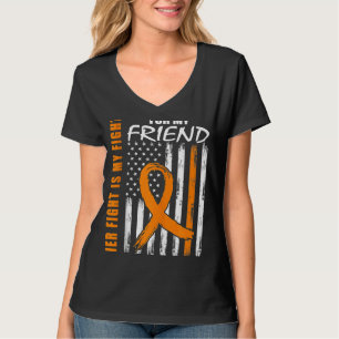 MS Ihr Kampf ist mein Freund Multiple Sklerose T-Shirt