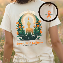 MS-Krieger, Yogafreund, Multiple Sklerose-Unterstü Tri-Blend Shirt