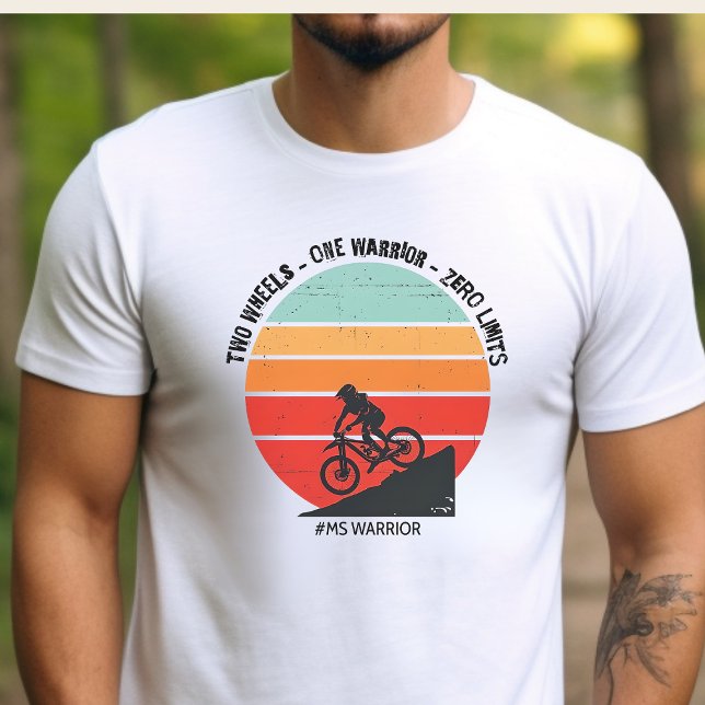 MS-Kriegerin, Geschenk für Multipler Sklerose-Radf T-Shirt (Von Creator hochgeladen)