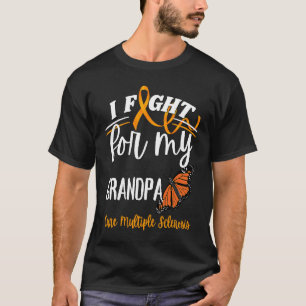 MS Multiple Sklerose Awareness Cure MS Butterfly T-Shirt