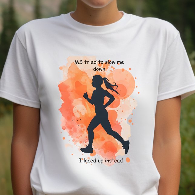 MS, Multiple Sklerose Krieger Geschenk Tri-Blend Shirt (Von Creator hochgeladen)