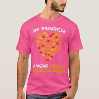 MS Multiple Sklerosis Awareness Montag März Wir T-Shirt