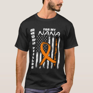 MS Nana Multiple Sklerosis Awareness USA Flag Fami T-Shirt