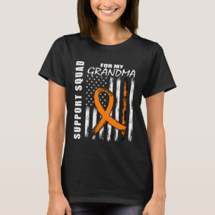 MS Oma Multiple Sklerosis Awareness US Flag Flag T-Shirt