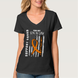 MS Schwiegersohn Multiple Sklerose Flagge Unterstü T-Shirt