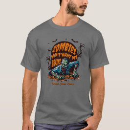 MS Shirt, Sarcastic Zombie T - Shirt, Löffelgesche T-Shirt