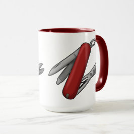 M's Swiss Style Multitool Knife Tasse für Vater
