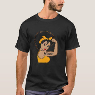 MS Warrior Unzerbrechliche Multiple Sklerose Afro  T-Shirt