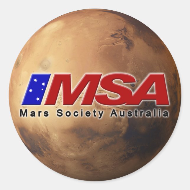 MSA-Round-Aufkleber Runder Aufkleber (Vorderseite)