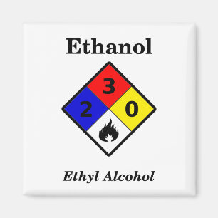 MSDS-Warnsymbol für Ethanol Magnet