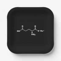 MSG MonoNatrium Glutamate Molecule Chemische Forme