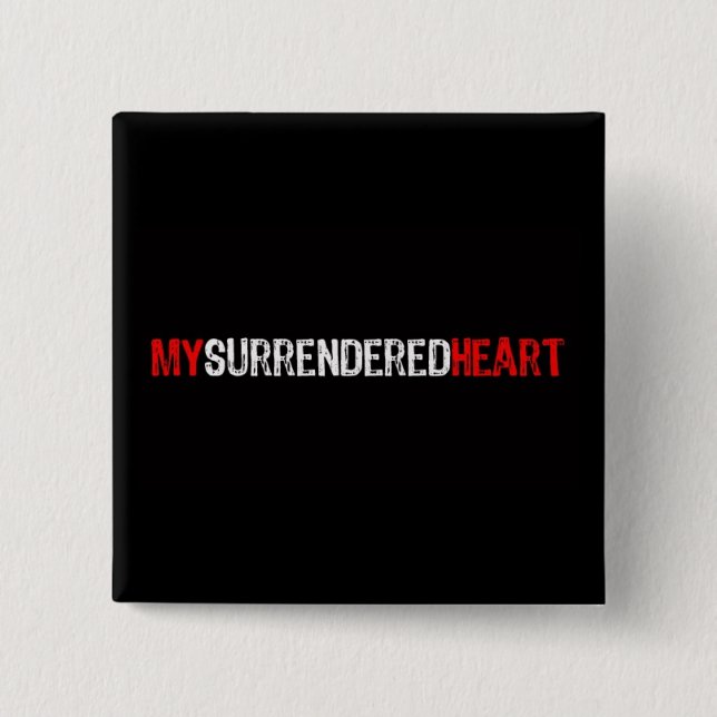 msh quadratischer Knopf Button (Vorderseite)