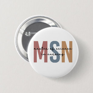 MSN Master of Science in Nursing Abschluss Button