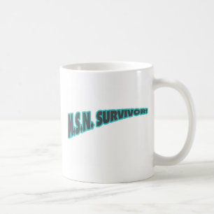 MSN Überlebender in aquamarinem Kaffeetasse