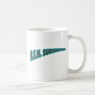 MSN Überlebender in aquamarinem Kaffeetasse
