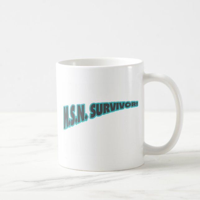 MSN Überlebender in aquamarinem Kaffeetasse (Rechts)