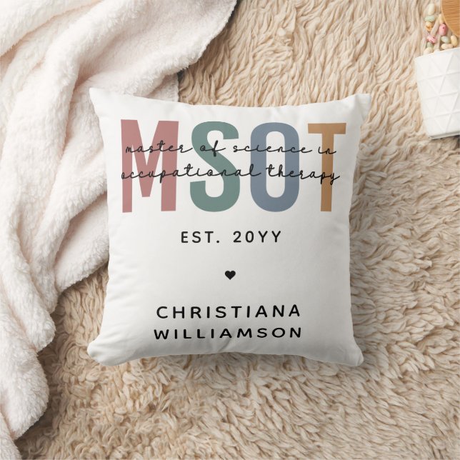 MSOT-Master für Berufstherapie Kissen (Decke)