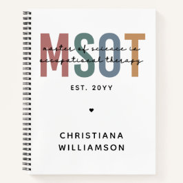 MSOT-Master für Berufstherapie Notizbuch