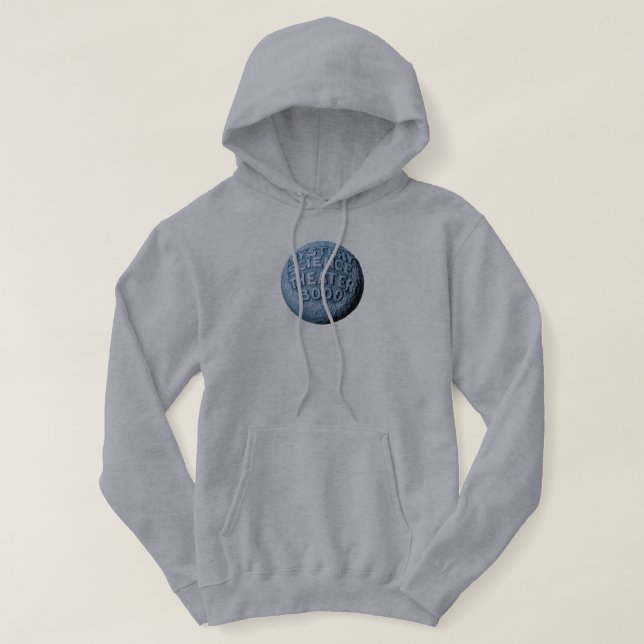 MST3K Moon Hoodie (Grau) (Design vorne)