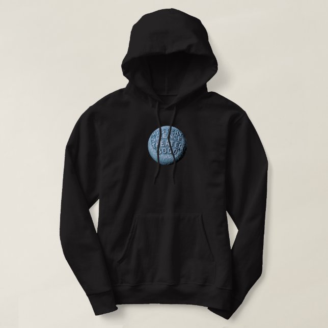 MST3K Moon Hoodie (Schwarz) (Design vorne)