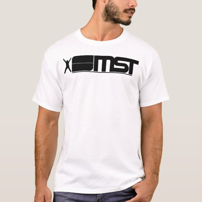 MST vorderes Logo-Rückseiten-Bar T-Shirt (Vorderseite)