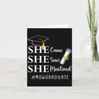 Msw Master-Abschluss Master of Social Work Karte
