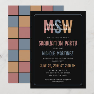 MSW Master of Social Work Abschluss Einladung
