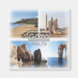 MT0015 Europa, Malta, Gozo, Kühlschrank Magnet