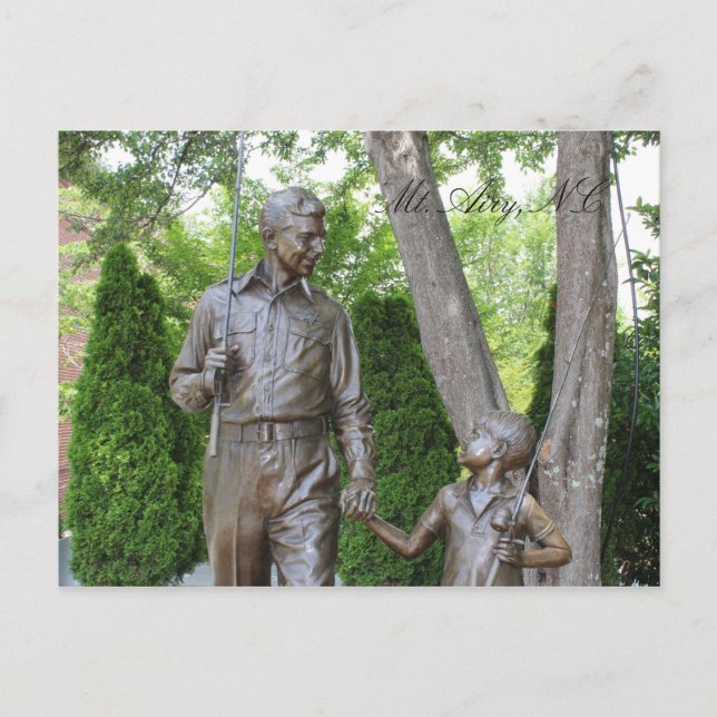 Mt Airy North Carolina Mayberry Carte postale (Devant)