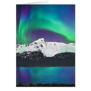 Mt. Alice Aurora - Carte d'art de 5 po x 7 po
