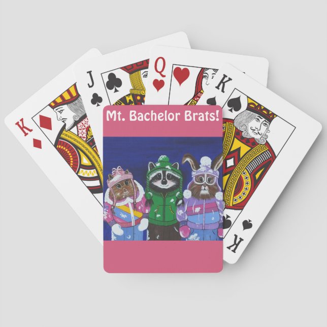 Mt. Bachelor Brats Spielkarten (Rückseite)