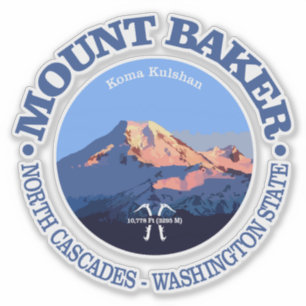 Mt Baker Aufkleber