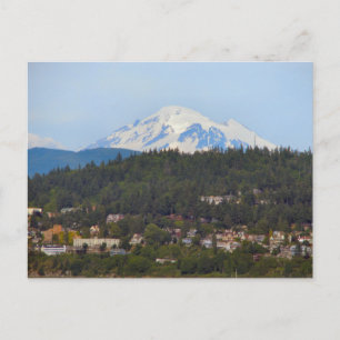 Mt Baker aus der Bucht Postkarte