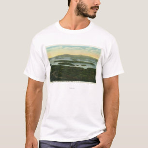 Mt. Bedeutende Luftaufnahme von T-Shirt